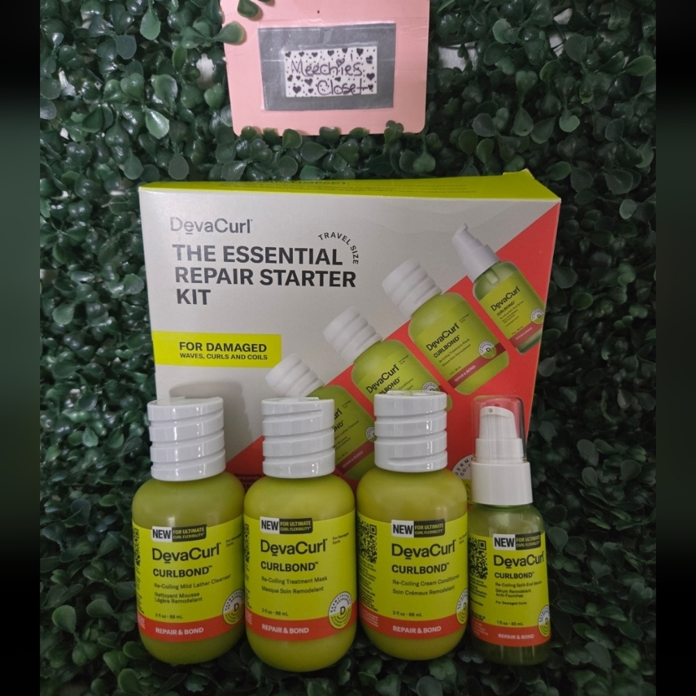 ​🆕 DevaCurl CurlBond Essential Repair Starter Kit ✨ 4-Piece Set